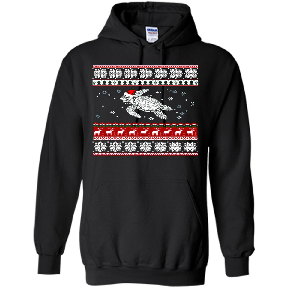 Sea Turtle Ugly Christmas T-Shirt - Hoodie