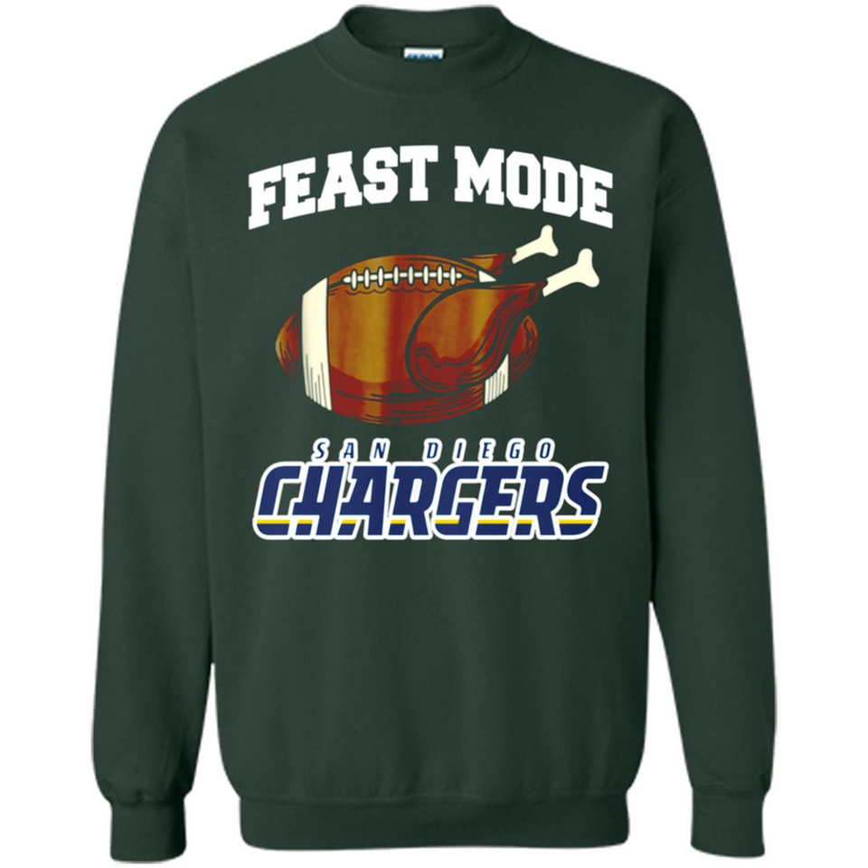 Feast Mode Chargers Shirt - San Diego Turkey Thanksgiving