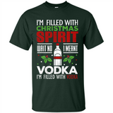 Christmas Gift Shirt Christmas Spirit Vodka Santa - Shirt