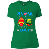 Snow Day Shirt For Detroit Red Wings Vs Minion Fans pingpong