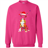 Christmas Lights Boxer Dog Funny Xmas Sweatshirt - Sweatshirt