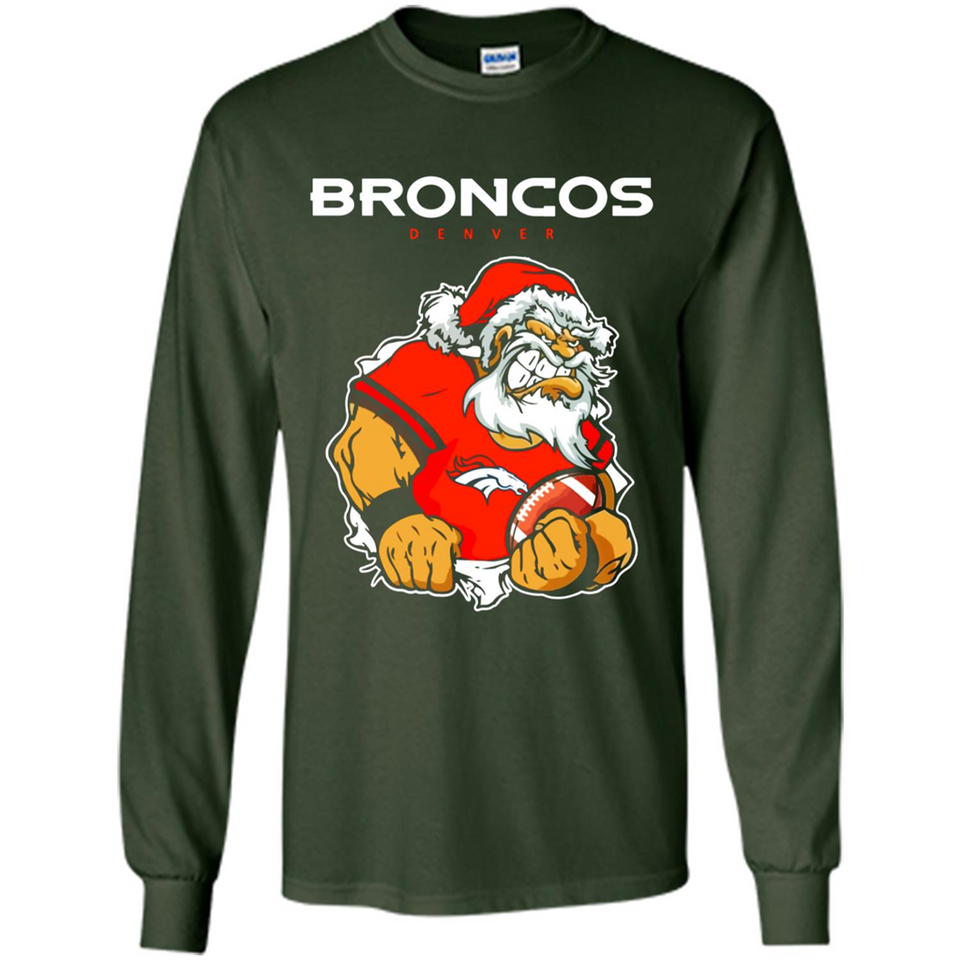 Grumpy Santa Claus Broncos Denver Football Team PINGPONG