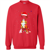 Christmas Lights Boxer Dog Funny Xmas Sweatshirt - Sweatshirt