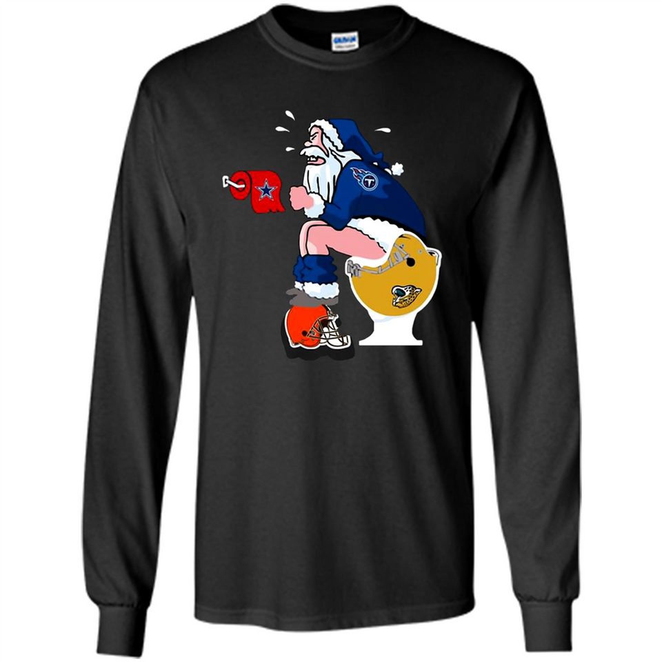 Tennessee Titans Santa Claus Toilet