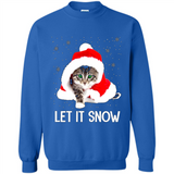 Let It Snow Cat Christmas sweater PINGPONG