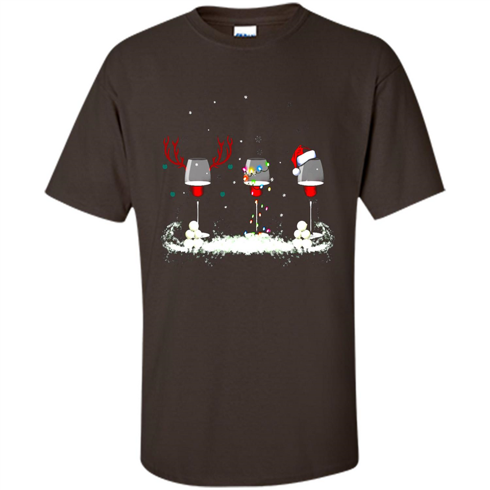 Christmas Red Wine - Merry Xmas T-Shirt - Shirt