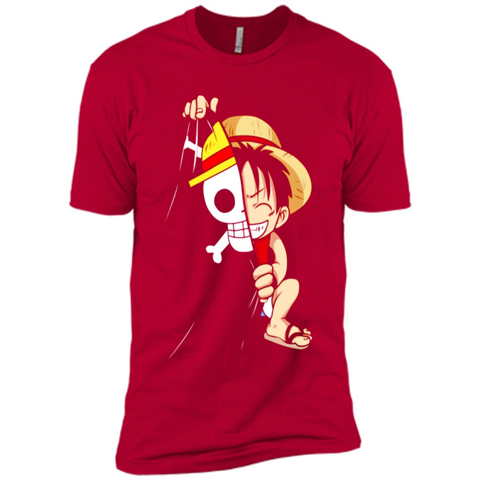 Luffy Flag One Piece - Premium Short Sleeve T-Shirt