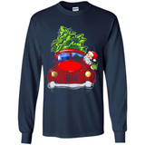 Vintage Santa red Truck Christmas Tree PINGPONG