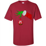 GRINCH HAND HOLDING CHRISTMAS ORNAMENT - DON'T BE A GRINCH PINGPONG