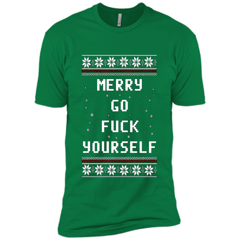 Merry go fuck yourself Christmas sweatshirt PINGPONG