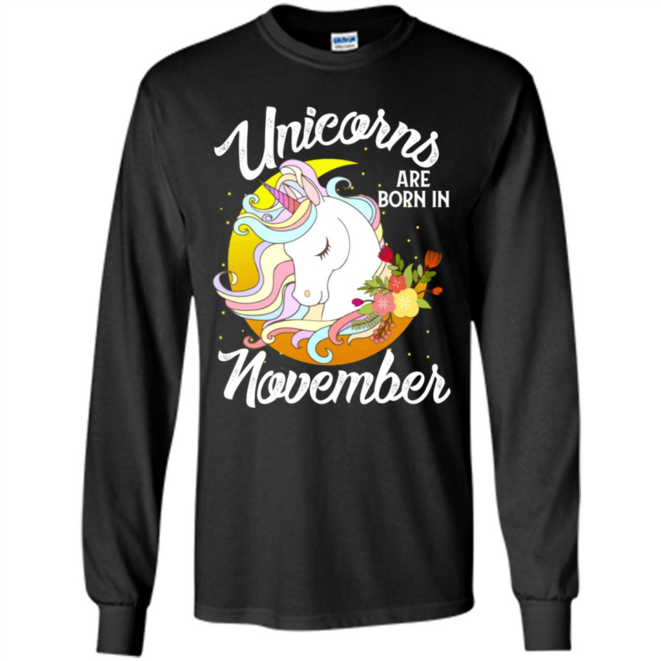 Unicorns Are Born In November Magical Rainbow
