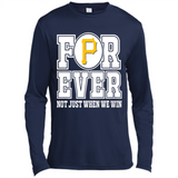 Pittsburgh Pirates Forever For ever not just when we win - Canvas Long Sleeve T-Shirt