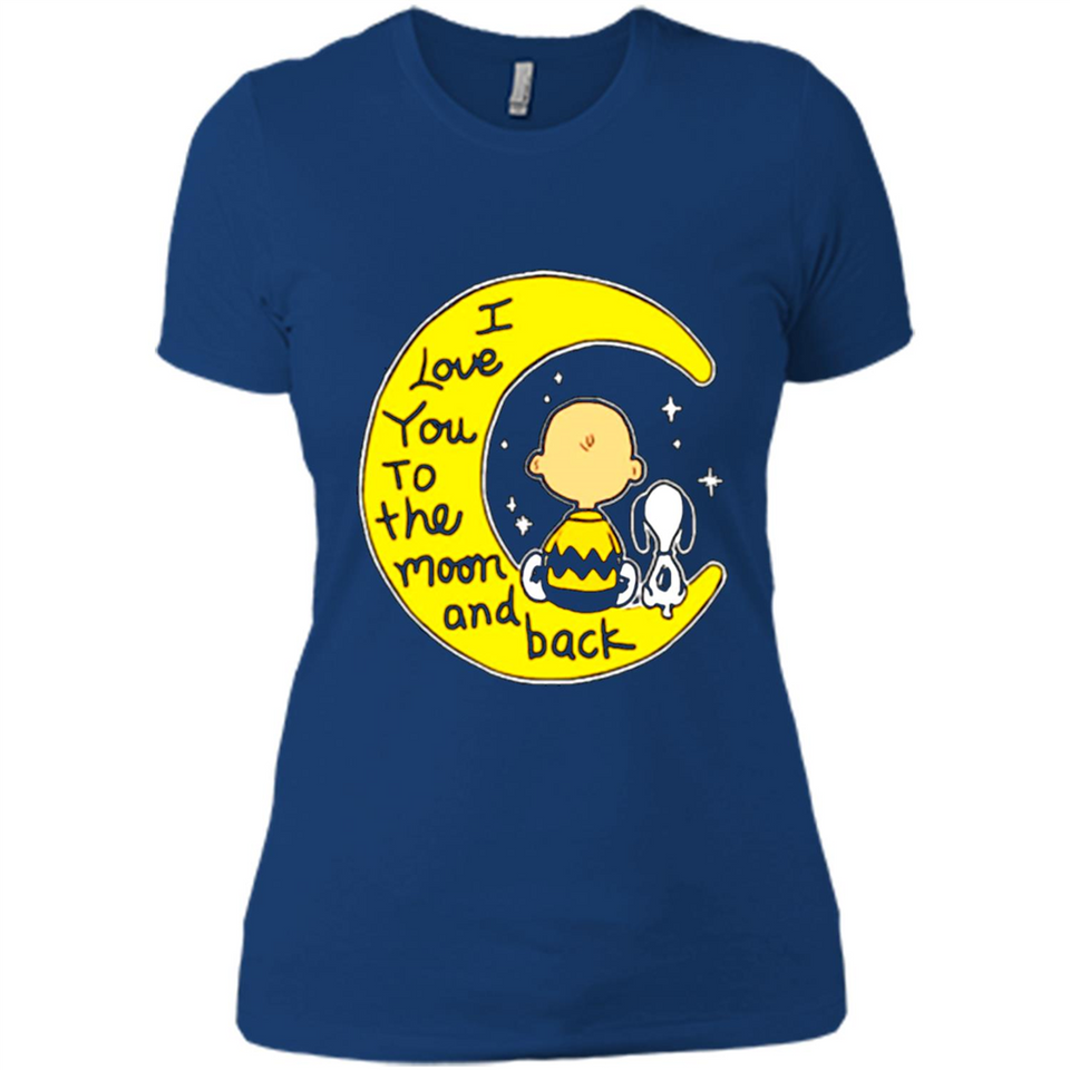 I LOVE YOU TO THE MOON AND BLACK CHARLIE BROWN AND SNOOPY