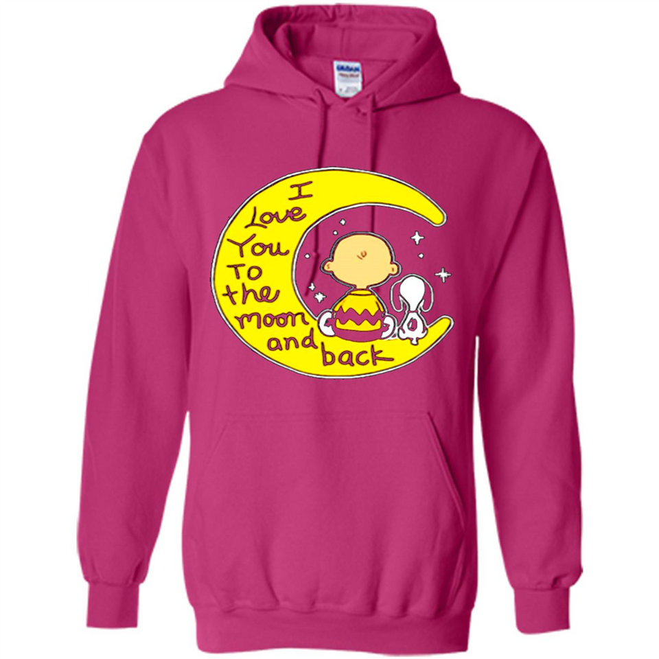 I LOVE YOU TO THE MOON AND BLACK CHARLIE BROWN AND SNOOPY