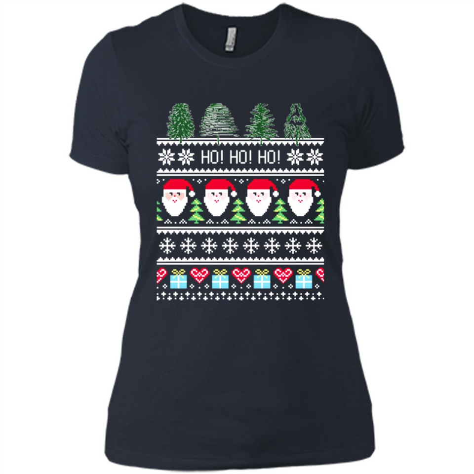 Ugly Merry Christmas Tree Santa Snowflakes