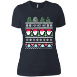 Ugly Merry Christmas Tree Santa Snowflakes