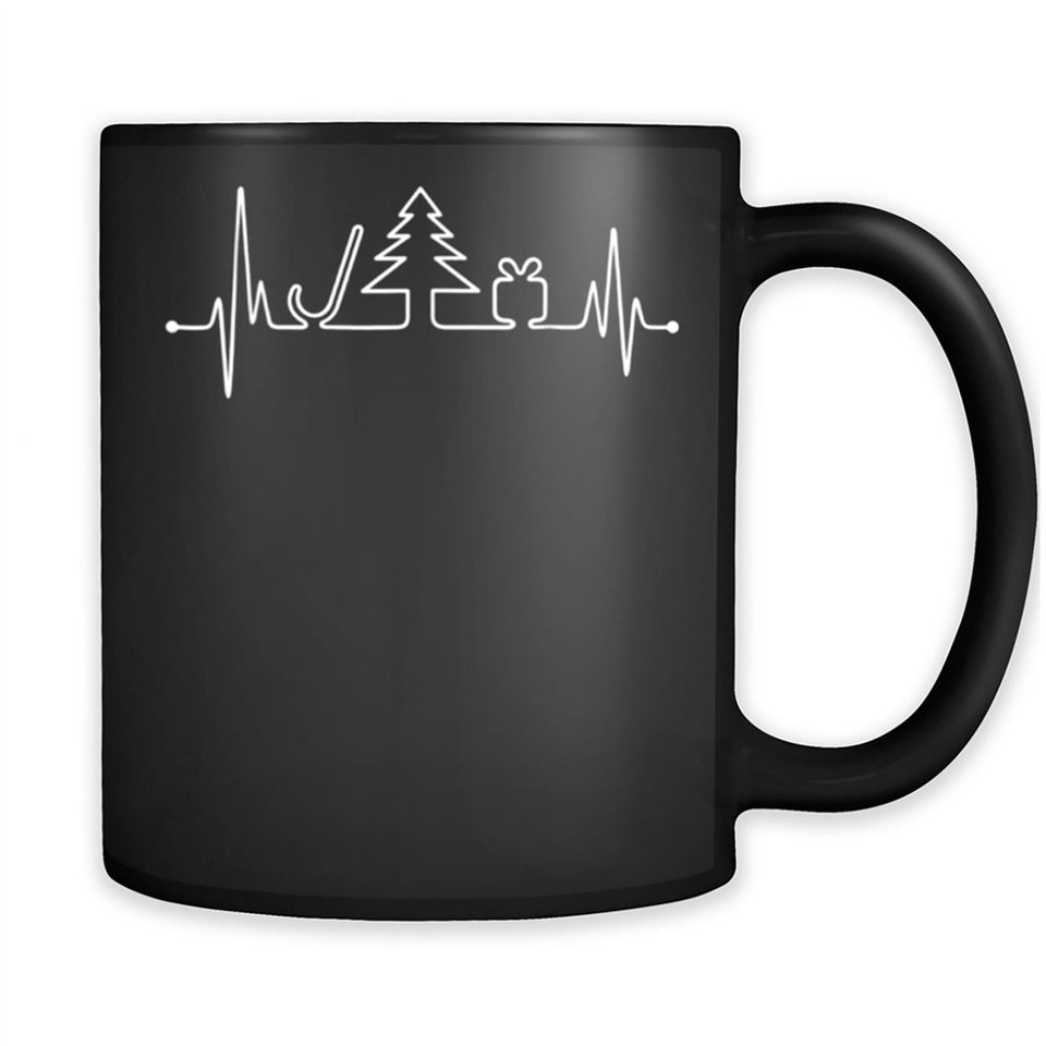 Heartbeat Christmas Tree T-shirt Funny Xmas Costume