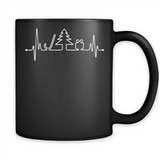 Heartbeat Christmas Tree T-shirt Funny Xmas Costume