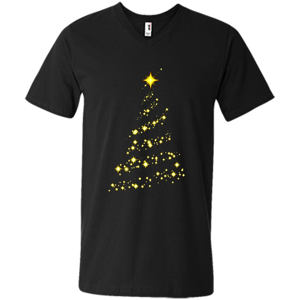 Modern Christmas Tree Light Led Merry Xmas Mug PINGPONG - Men's V-Neck