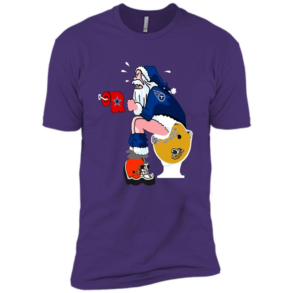 Tennessee Titans Santa Claus Toilet