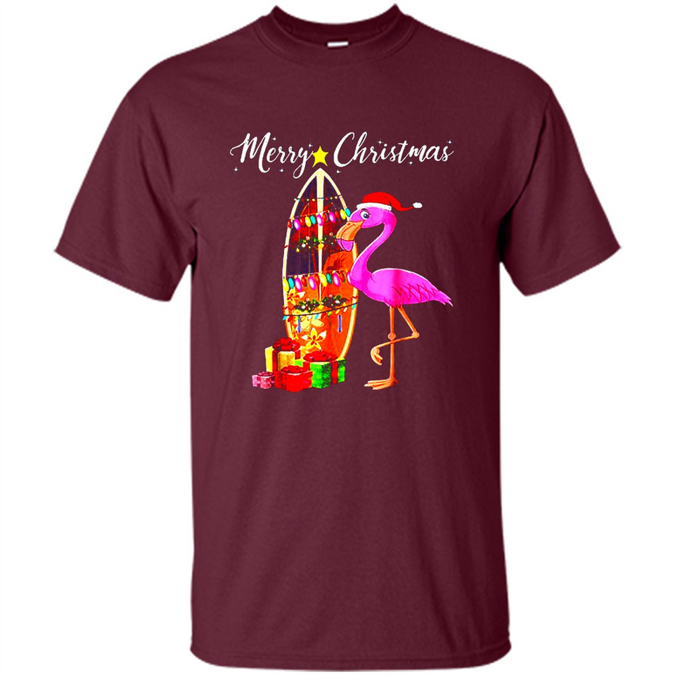 Flamingo Christmas Shirt, Merry Christmas Shirt , Flamingo - Shirt