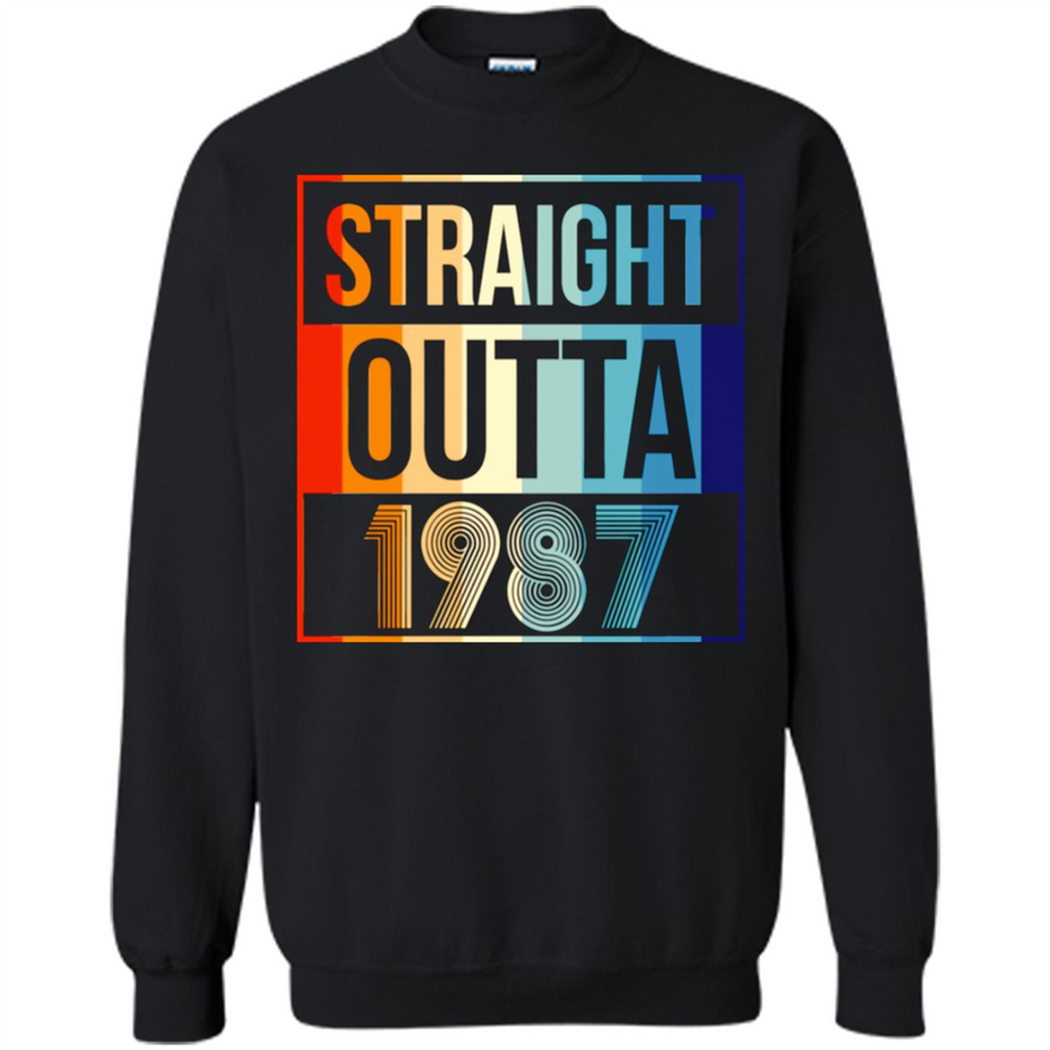 Retro Straight Outta 1987 31 Years Old - Sweatshirt