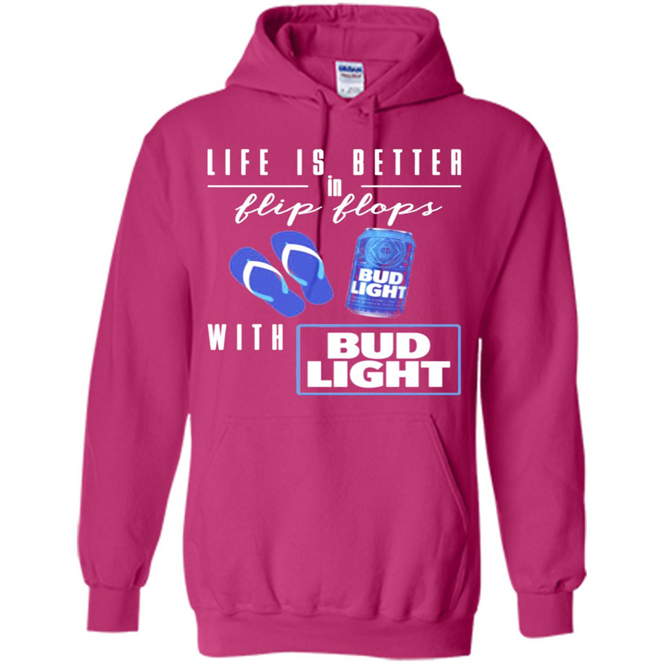 LIFE IS BETTER IN FLIP FLOPS WITH BUD LIGHT