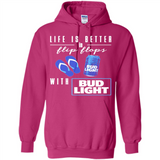 LIFE IS BETTER IN FLIP FLOPS WITH BUD LIGHT
