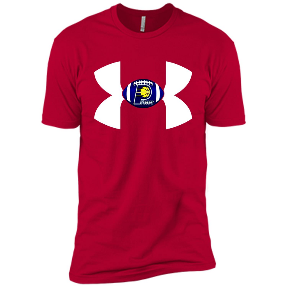 Indiana Pacers Under Armour Logo - Premium Short Sleeve T-Shirt