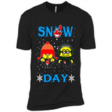 Snow Day Shirt For Cleveland Indians Vs Minion Fans pingpong