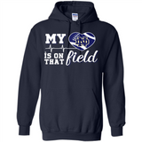 Notre Dame Fighting Irish Football My Heart is on that Field - Hoodie
