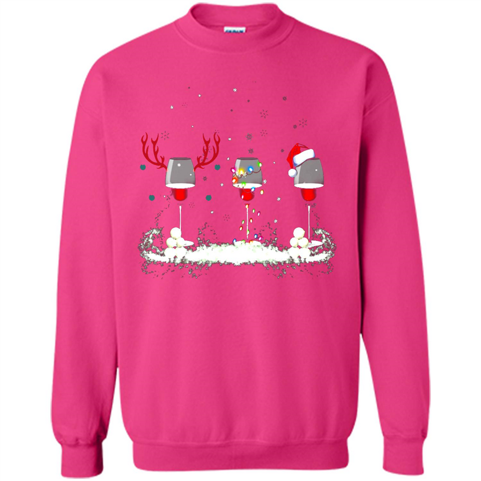 Christmas Red Wine - Merry Xmas T-Shirt - Sweatshirt