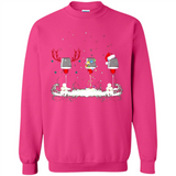 Christmas Red Wine - Merry Xmas T-Shirt - Sweatshirt