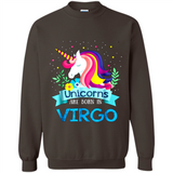 Unicorns are born in Virgo Birthday Rainbow Gift Ladies Custom