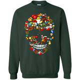 Skull Christmas Decorations Merry Xmas T-Shirt - Sweatshirt