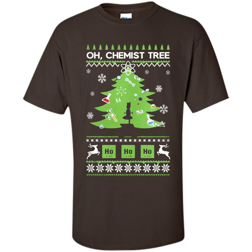 Oh Chemist Tree Ugly Christmas Sweater - Shirt