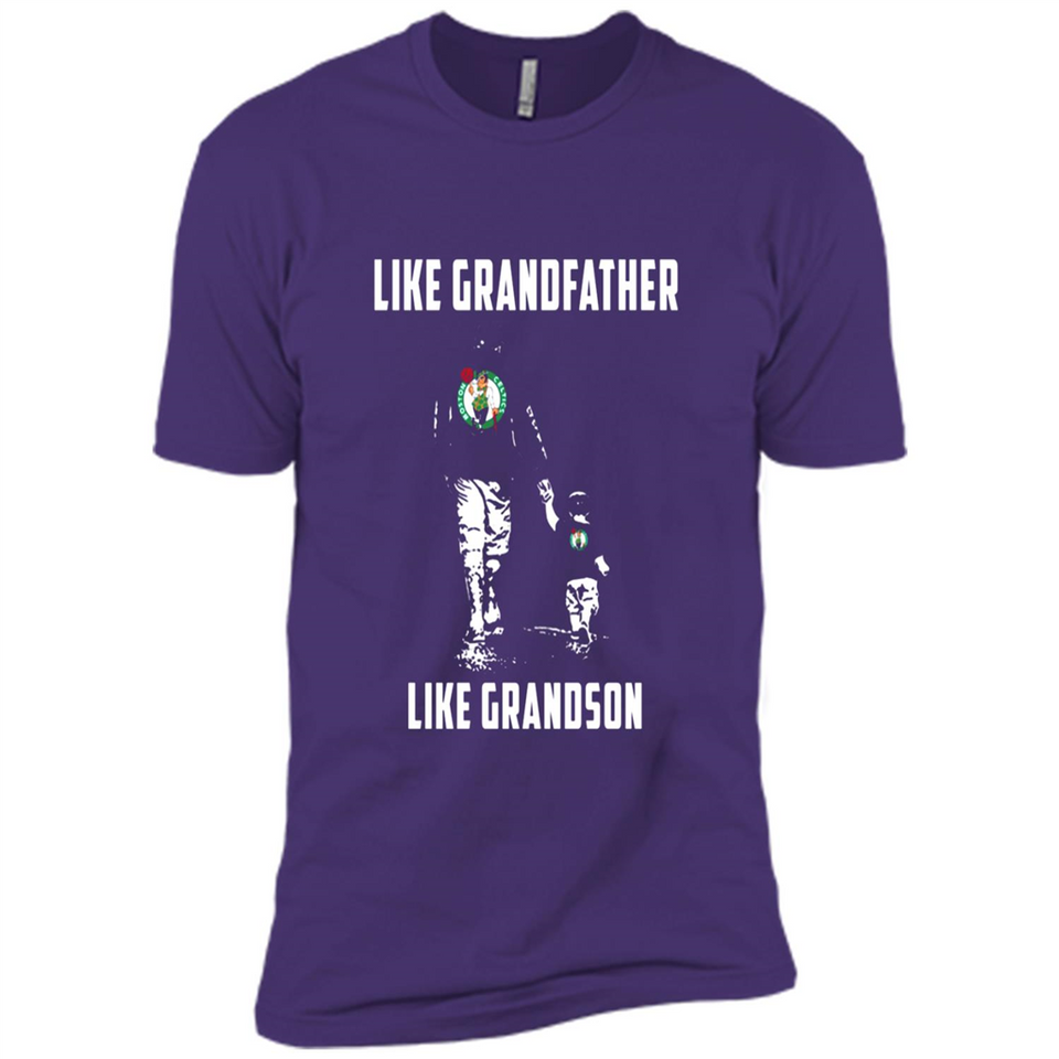 Boston Celtics Like GrandFather Like GrandSon - Premium Short Sleeve T-Shirt