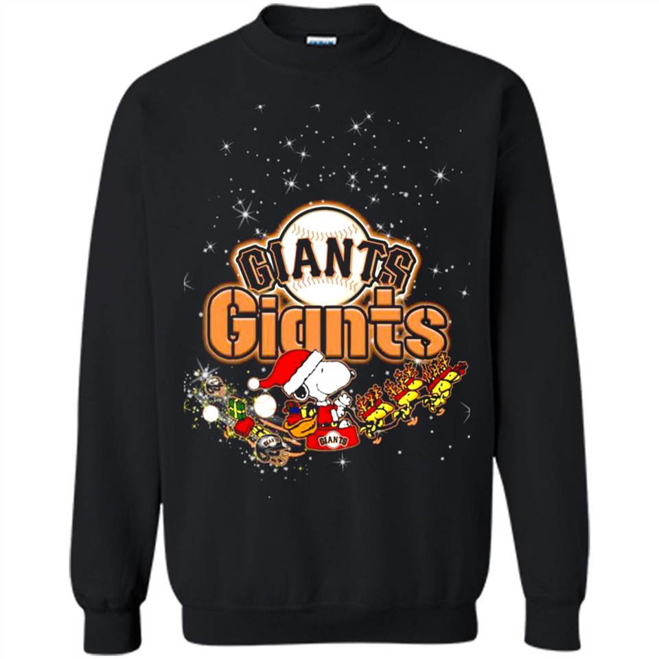 Snoopy Christmas San Francisco Giants - Sweatshirt