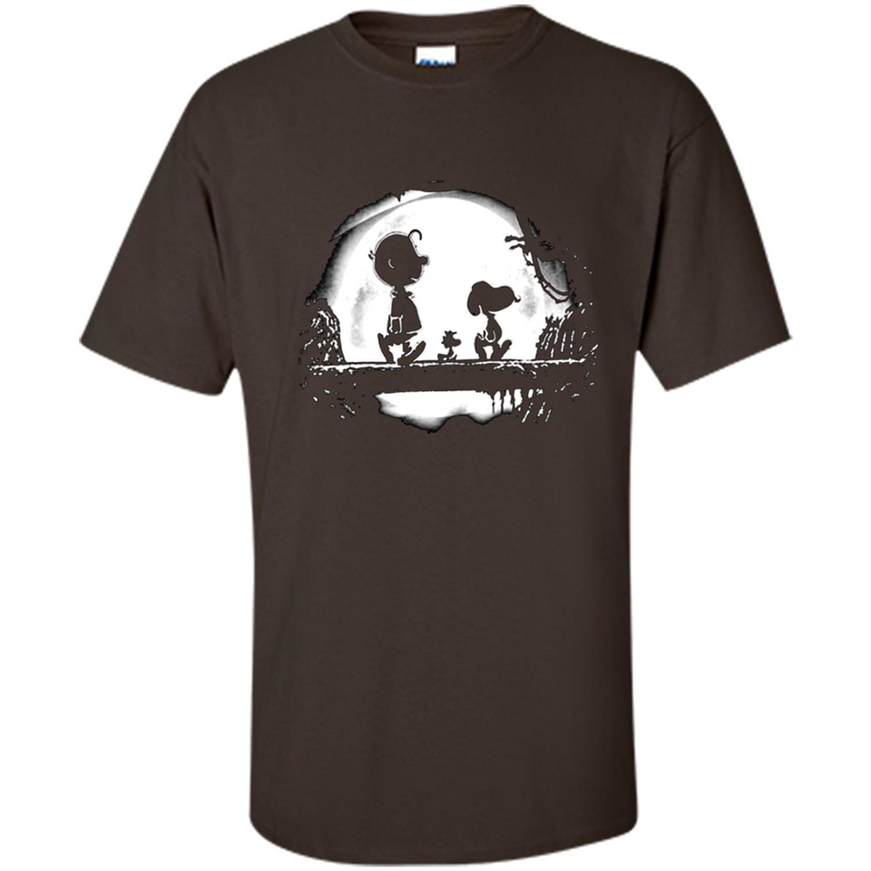 Snoopy The Peanuts Walking To The Moon