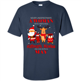 Never Underestimate A May Woman Watches Hallmark Movies Sweatshirt PINGPONG