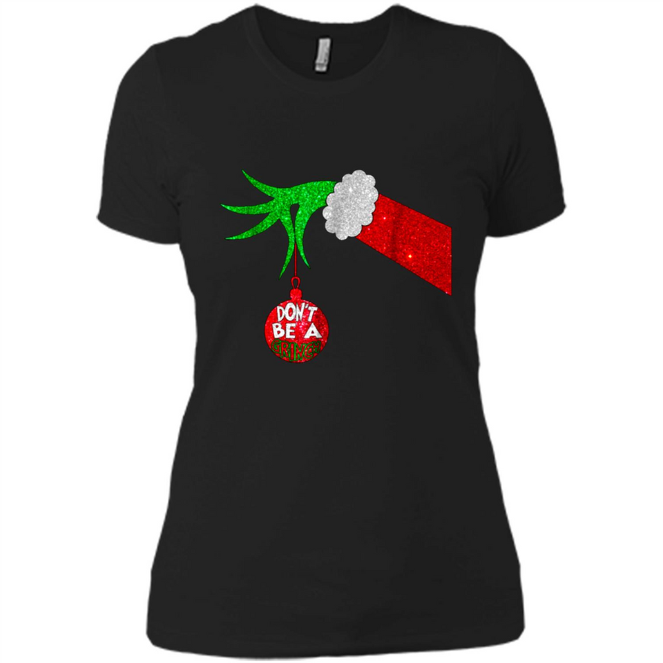 GRINCH HAND HOLDING CHRISTMAS ORNAMENT - DON'T BE A GRINCH PINGPONG
