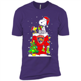 Florida Panthers Snoopy Ugly Christmas Sweaters - Premium Short Sleeve T-Shirt