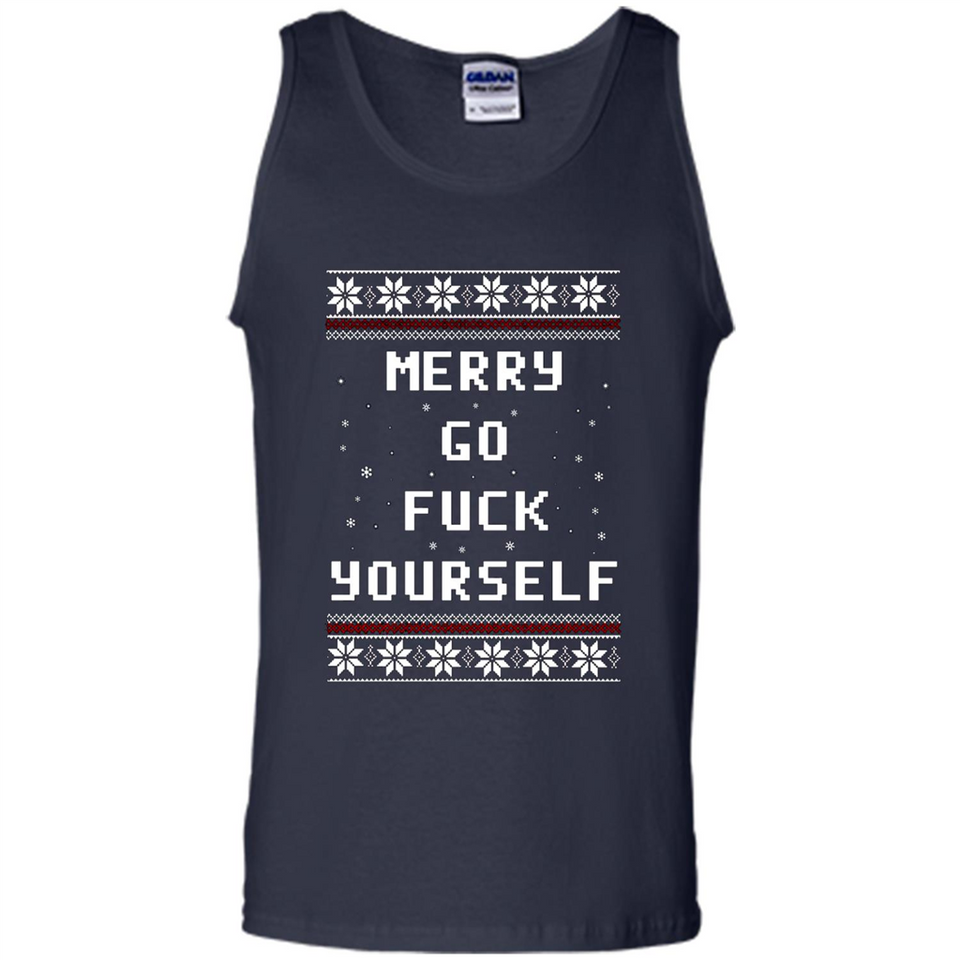 Merry go fuck yourself Christmas sweatshirt PINGPONG