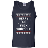 Merry go fuck yourself Christmas sweatshirt PINGPONG