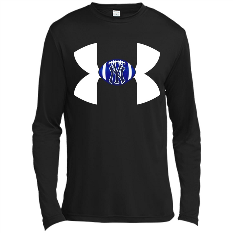 New York Yankees Under Armour Logo - Canvas Long Sleeve T-Shirt