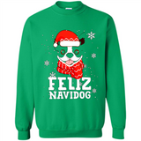 Feliz Navidog Boston Terrier Dog Ugly Xmas Sweater PING PONG