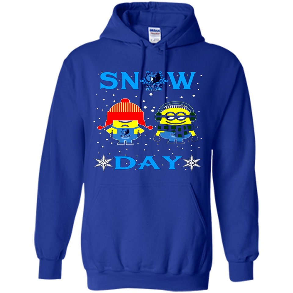 Snow Day Shirt For Memphis Grizzlies Vs Minion Fans pingpong