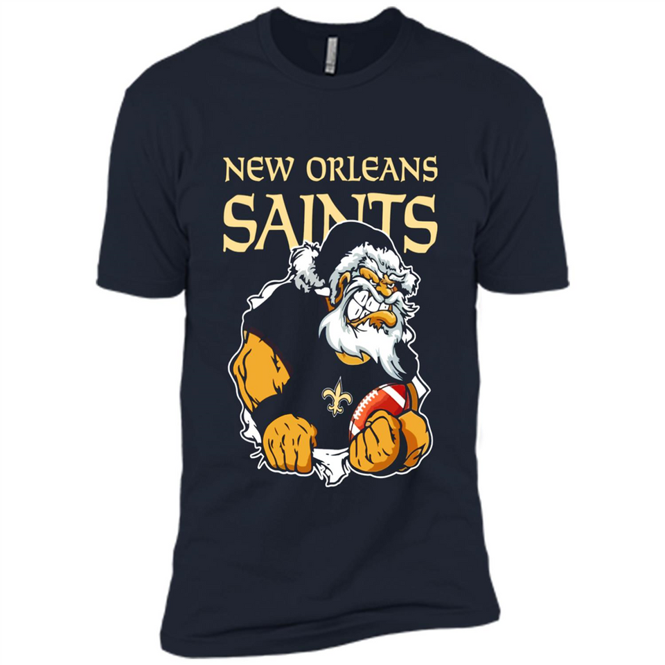 Grumpy Santa Claus New Orleans Saints Football Team PINGPONG