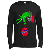 GRINCH HAND HOLDING BUFFALO BILLS GLITTER CHRISTMAS PINGPONG