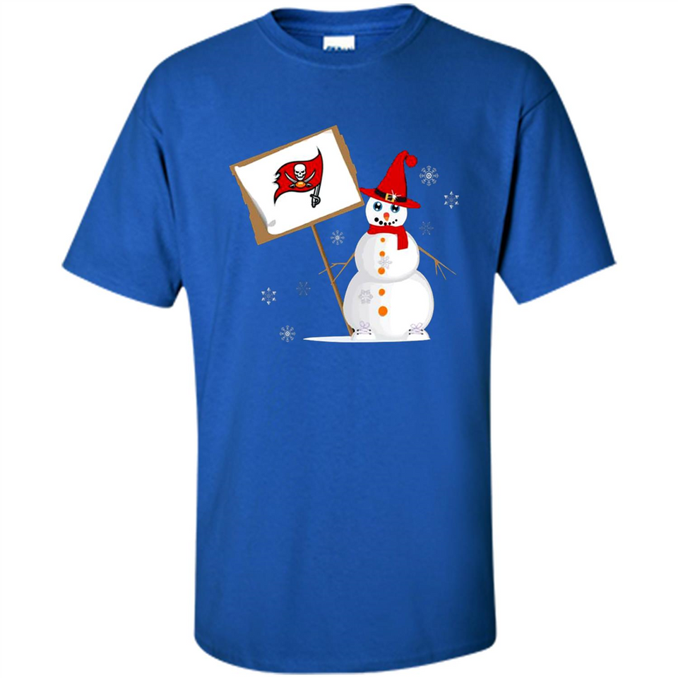 Tampa Bay Buccaneers Snowman Funny